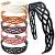 Springtime 6pcs Wide Plastic Headbands for Women Fashion Hair bands with Teeth for Girls Thick Hair Hoops Hair Accessories Model 1