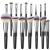 Bueart Design 16Pcs ULTRA SOFT Black labeled DENSE HAIR Makeup Brushes set Contains Eyeshadow large powder Flat Foundation Ultimate Blending Make up Brush set Blush Face contour Concealers