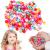 100 pieces mini hair clip colorful mini hair clips pearl hair needles plastic rainbow pearl clip hair claws hair accessories for children girls women