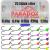 Paradox fishing tungsten Jighaken Set I 25 pieces 0.3g-1.2g each 5 pieces #6 I trout hook rubber baits hook spoon trout bait