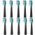 Toothbrush Heads for FairyWill Replacement Brush Heads for Fairy Will Electric Toothbrush Replacement Heads for Fairywill FW-507/508/551/515/917/959 FW-D1/D3/D7/D8 Black 10 pack