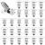 Schnuller clips 50 pieces metal pacifier clips baby pacifier chains clip booklet clips Nuckel clip for children baby pacifier hook baby car toy holder silver