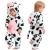 COOKY.D Unisex Winter Hooded Romper Jumpsuit 2-36 Months 18-24 Months Cow