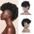 Mohawk Wigs for Black Women Cute and Curly Mohawk Ponytail with Bangs Clip in Hair Extension Afro Faux Hawks Hairpieces  Oseti Clip-on Mohawk Hair for African American Fake Ponytail Wig (1B) 1B