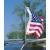 Taylor Made Products 971 Stainless Steel Rail Mount Boat Pulpit Staff (7/8" - 1 1/4" ), Silver