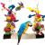 Hpiano parrot toys bird toys for birds parrots swing cake stuff made of natural wood for hanging birds wood bell bird swing chewing accessories color