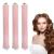 3Pcs Heatless Curlers Heatless Curling Rod Hair Rollers for Long Hair Overnight Heatless Curlers Soft Satin Sleeping Lazy Curler Set for DIY Hair Styling Tools (Pink)