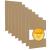 (8-Pack) CalPalmy 11 x 14 MDF Boards - 1/4 Thick Boards for Carpentry Interior Design Hobby Crafts and More - with Smooth Unfinished Sides and Sanded Edges (8 Pack) 11x14x1/4 MDF Boards