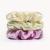 100% Silk Scrunchies Hair tie Strong hold for girls & women hair tie scrunch scrunching together single -colored elastic thick ribbons soft ropes ponytailers women hair jewelry lavender