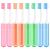 Metagio 8 pieces of foldable travel toothbrush portable soft toothbrush for adults and children foldable travel toothbrush soft bristle brushes for sensitive gums (4 colors)