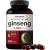 Korean Red Ginseng 2,250mg Per Serving, 240 Softgels | Panax Ginseng Root, Standardized to 10% Ginsenosides, Non-GMO, Support Energy, Male Performance, & Immune System