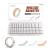 Ring Size Adjuster Loose Rings Invisible Ring Size Reducer Jewelry Guard Sizer Loose Ring Tightener, Fitter,Reducer for Wide Rings,Multiple Ring Resizer & 3 Colors,6 Sheets /234 Pcs