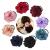 Colorful handmade flower hair loops elastic elastic narrow hair band hair tie hair tie hair tie ponytail holder ring loop for women and girls 8 pieces