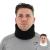 SOLACE BRACING Perfect Fit Neck Support (2 Colours/15 Sizes) - British Made & NHS Supplied Cervical Neck Collar Brace for Stabilising Day & Night - No.1 for Pain & Pressure Relief - Black - 19" x 2.5" 19" x 2.5" Black