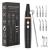 Tooth cleaning set per tartar remover ultrasound for care of tooth at home electrical device for tartar removal There are 5 adjustable modes and 6 interchangeable cleaning heads rose gold 1 piece (1 Pack)