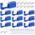 10 Packs Self Ear Piercing Kit, Evatage Home Piercing Kit Disposable Ear Piercing Gun Kit with 5mm Stainless Steel Earring Studs for Pierce Your Own Ears (Blue)