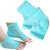 Gel Heel Socks Soft Moisturizing Socks Cracked Heel Socks Foot Spa Moisturizing Gel Lining Infused with Essential Oils and Vitamins for Dry Hard Cracked Skin Moisturizing Day Night Care Skin