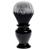 Fendrihan Black and White Synthetic Shaving Brush with Resin Handle for Personal and Professional Shaving (Knot: 24 mm) 1 Count (Pack of 1)