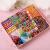 Hcliptie 780 pieces gift set hair jewelry baby little girl hair clip grinding ties toddler hair clip hairpins set headdress light multi -colored