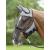 BUSSE Fly Mask Fly Cover FRINGES grey/black Pony