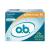 o.b. Applicator Free Digital Tampons, Super Plus - 40 Count, saSAXDS Super Plus Absorbency