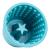 Lickimat Yoggie Pot - distraction fun and enrichment |Long-lasting treats made of rubber for all dog sizes and slow feeders for small dogs |Latest lickimat turquoise/excursion single -colored (GetaWay Solids)