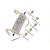 Complete Kit Urinary 5 Days 5 Rubber Condom Catheters External Self-Seal + Leg Bag 750ml + Straps (Meduim 25 mm 1 Inches)