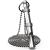 Enero dog whistle made of metal - dog whistle high frequency (audible) - Perfect dog accessories with adjustable frequency - dog pipe recall - dog accessories