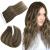 Easyouth Brown Tape in Hair Extensions Human Hair Balayage Tape in Extensions 12 Inch 30g 20Pcs Invisible Tape in Real Hair Ombre Brown Hair Skin Weft 12 Inch #2/8/2