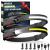 Rechargeable Headlamp 2Pack, 230Wide Beam Headlamp for Adults, LED Headlamp with Clips-Camping Gear, 6 Modes, Motion Sensor, Head Lamp Flashlight for Cycling, Running, Fishing, Camping A-2