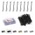 Biribila Bobby Pins 150 Pcs Black 5cm Long Hair Grips with Storage Box Thicker & Strong Kirby Grips for All Type of Hairs Hair Pins for Hair Styling & Make UP (Black)