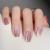 Pink Cat Eye Press on Nails Square Fake Nails Medium False Nails with Solid Color Deign Gradient Acrylic Nails Glossy Artificial Nails Glitter Stick on Nails Glue on Nails for Women and Girls 24Pcs A104