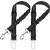 Toozey dog seat belt car 2 pieces of dog safety belts with elastic jerking and strong carabiners adjustable dog belt maximum safety clasp strap dog straps for the dog 2PCs