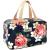 Cultural bag Women's cultural bags Big women cultural bags. Veavier women's cosmetics bag Travel make-up bag Waterproof portable cosmetic bag (large rose)