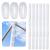 30 Pcs Goal Net Straps Soccer Attachment Straps Soccer Goal Trap White for Holding Soccer Nets to The Goal Posts for Boys Kids Soccer Training 14 x 0.8 Inch Simple Style