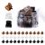YOHAMA 36 Pcs Durable Mini Hair Claw Clips Great for Design Kids and Adult Hairstyles Decroation Buns Pining Bangs Strong Grip Multifunction Clamp Clips.(3 Colors) BlackClearBrown