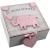 Oaktree Gifts Baby Girl Wooden Memories Keepsake Box Vintage Style 