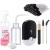 AREMOD Lash Shampoo for Lash Extensions Eyelash Extension Cleanser with USB Lash Fan,50ml Lash Shampoo,Mascara Brush,Nose Blackhead Facial Cleaning Brush and Wash Bottle for Eye Makeup Remover(BLACK)