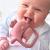 Infatot Teething Toys for Baby - Baby Teether New Infant Silicone Chicken Teether Mitten Baby Teething Glove Prevents Finger Sucking Teethers for Babies Teething Mitten for Babies - Plum