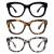 AMOMOMA Retro Oversized Reading Glasses for Women Blue Light Blocking Computer Readers Spring hinge AM6003 C1 Black+c2 Brown Tortoise+c4 Grey Tortoise 1.5 x