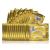24k gold powder gel collagen eye mask 25 pairs premium anti-aging anti-folds moisture cream for eye folds remove eye pockets under-eye dark eyes swollen eyes