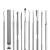 6 pieces of set and nail file professional double -sided ingrown toenails kit nail file foot care stainless steel manicure & pedicure set