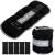 MOVIT set of 2 neoprene weight cuffs with reflectors adjustable weights 2 x 1.0 kg with colour selection black