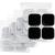 AUVON TENS Unit Pads Electrode Patches with Upgraded Self-Stick Performance and Non-Irritating Design for Electrotherapy A White