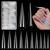 500Pcs Stiletto Nail Tips for Acrylic Nails  XL Long Clear False Nails Tips Soft Traceless  Half Cover Tapered Square False Nail Tips for Nail Extension Nail Art  Home DIY Nail Salon 10 Sizes 500PCS XL Stiletto Nail Tips