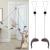 Fuyamp 2 Packs Door Hanging Cat Toy Interactive Cat Toy Mice Cat Toy Chasing Exercise Entertain Toy Hanging Door Cat Toy Mouse Teaser Toys for Indoor Cat Kitten