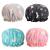 Unicorn Shower Caps, Double Layers Bath Hat for Women to Cover Long and Thick Hair, Reusable Waterproof Bonnet 4 Pack 1-Unicorn