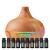 Ultimate Aromatherapy Diffuser  Essential Oil Set - Ultrasonic Diffuser  Top 10 Essential Oils - Modern Diffuser with 4 Timer  7 Ambient Light Settings - Therapeutic Grade Essential Oils - Lavender