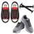HOMAR No Tie Shoelaces for Kids and Adults Stretch Silicone Elastic No Tie Shoe Laces Adult Size Black Adult Size