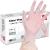 Schneider Clear Vinyl Exam Gloves Latex-Free Disposable Medical Gloves Cleaning Gloves Food Safe Powder-Free 4 mil Medium (Pack of 100) 100